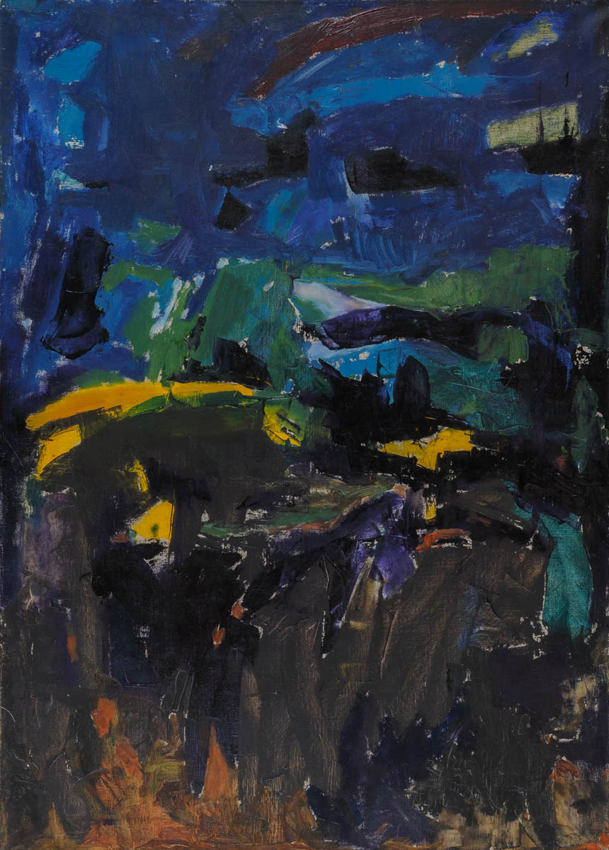 Pole,noc 1996 r. - Malarstwo Joanny Czerwiec-Czerwińskiej