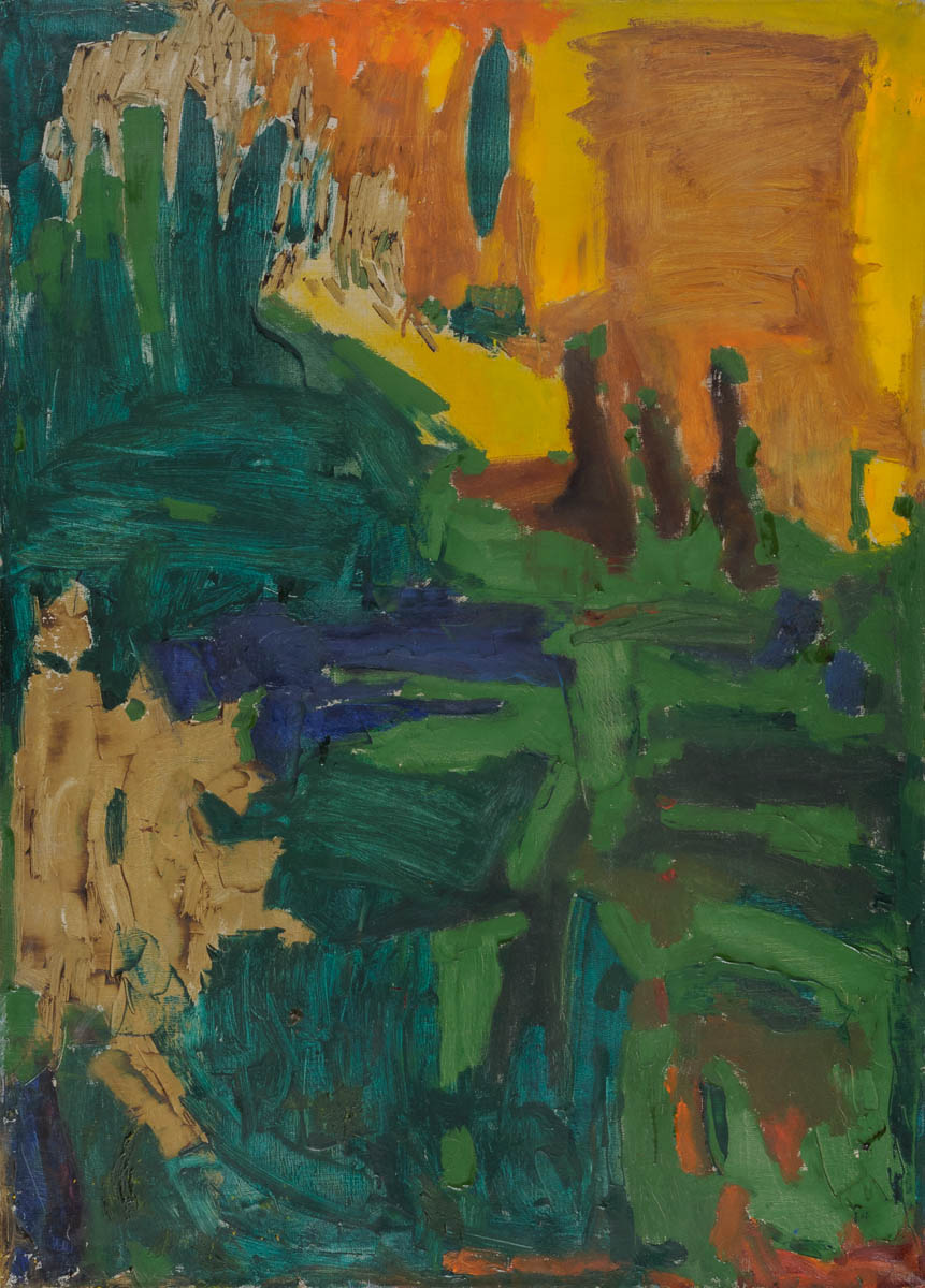 Pole, jeżdziec 1996 r. - Malarstwo Joanny Czerwiec-Czerwińskiej